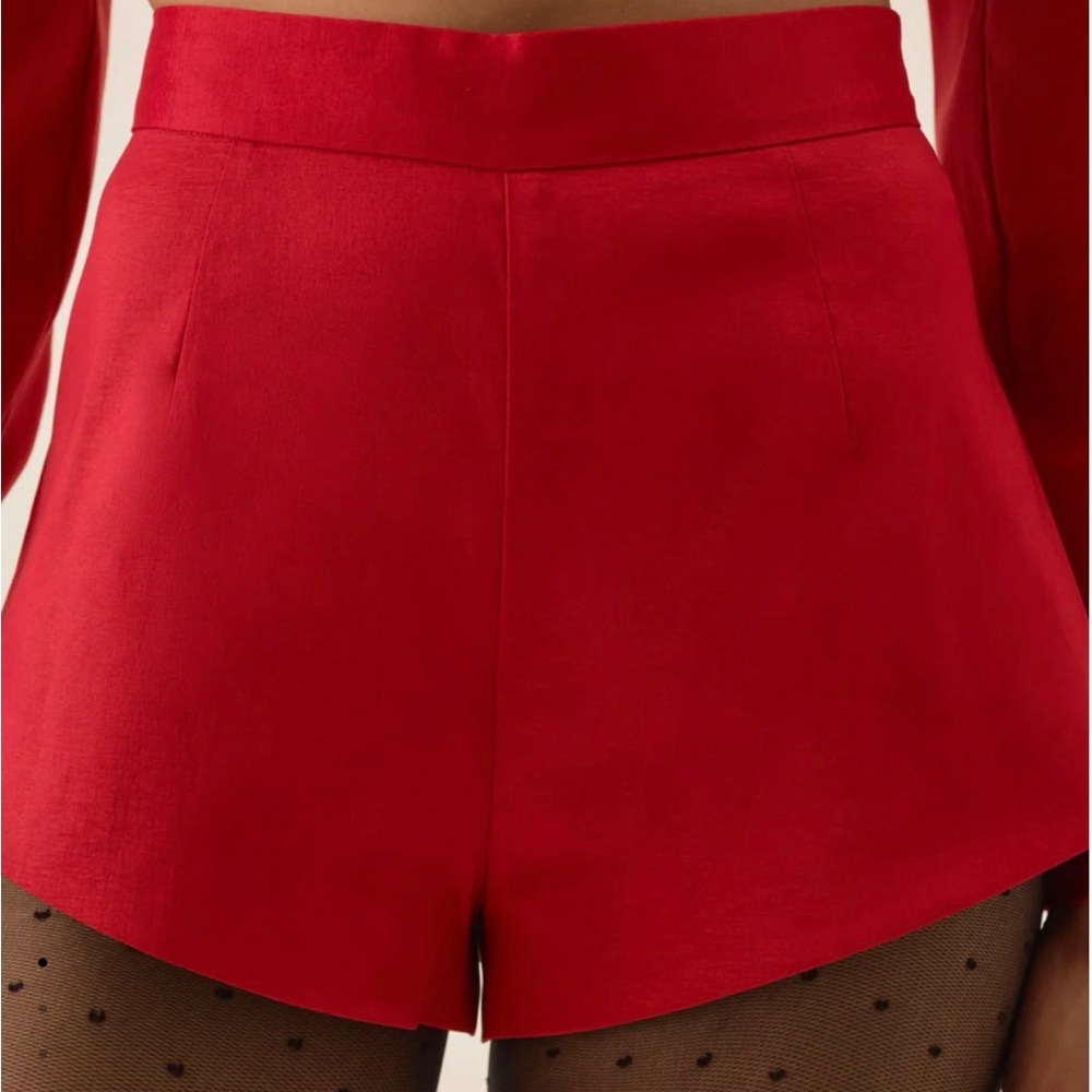 For Love and Lemons Lucia Red short